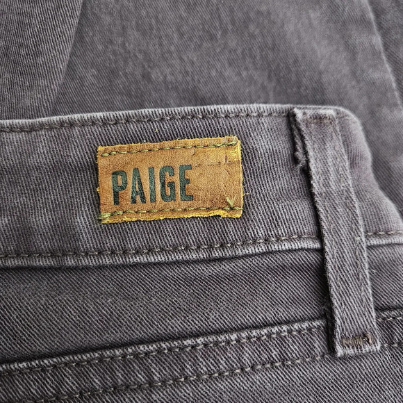 Paige Verdugo Ankle Skinny Jeans Vamp Red Purple Slim Denim 26 - Picture 3 of 7